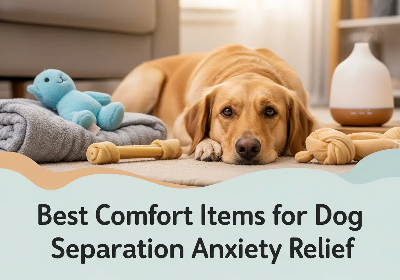 Best Comfort Items for Dog Separation Anxiety Relief