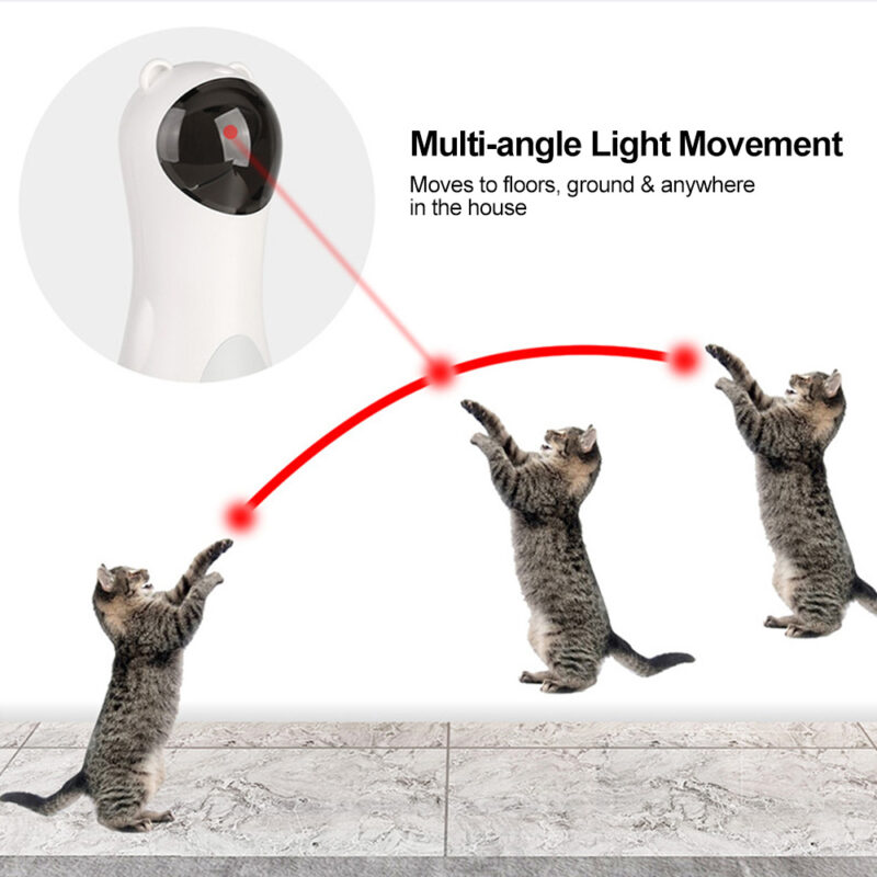 Automatic Red Laser Cat Toy with Motion Sensor