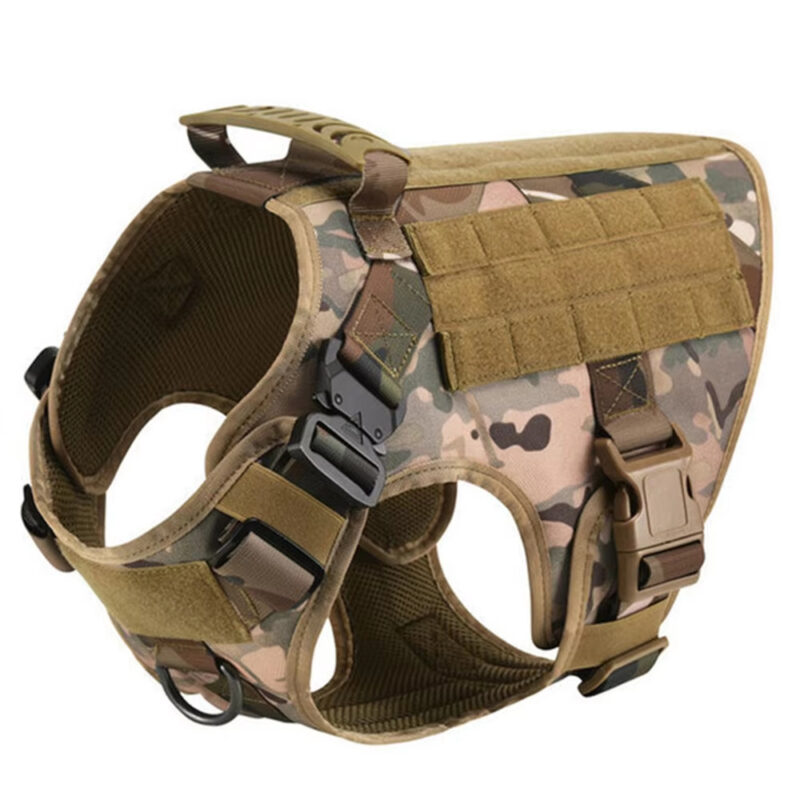 Luxury Camouflage Dog Harness with Nylon Leash Set - Adjustable & Durable - Image 6