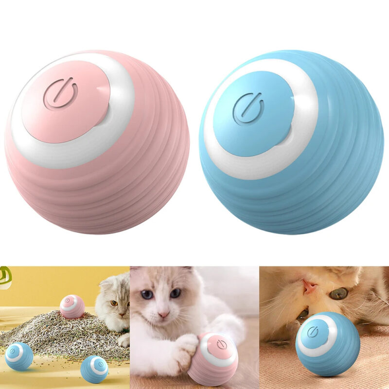 Smart Automatic Rolling Ball Toy for Cats