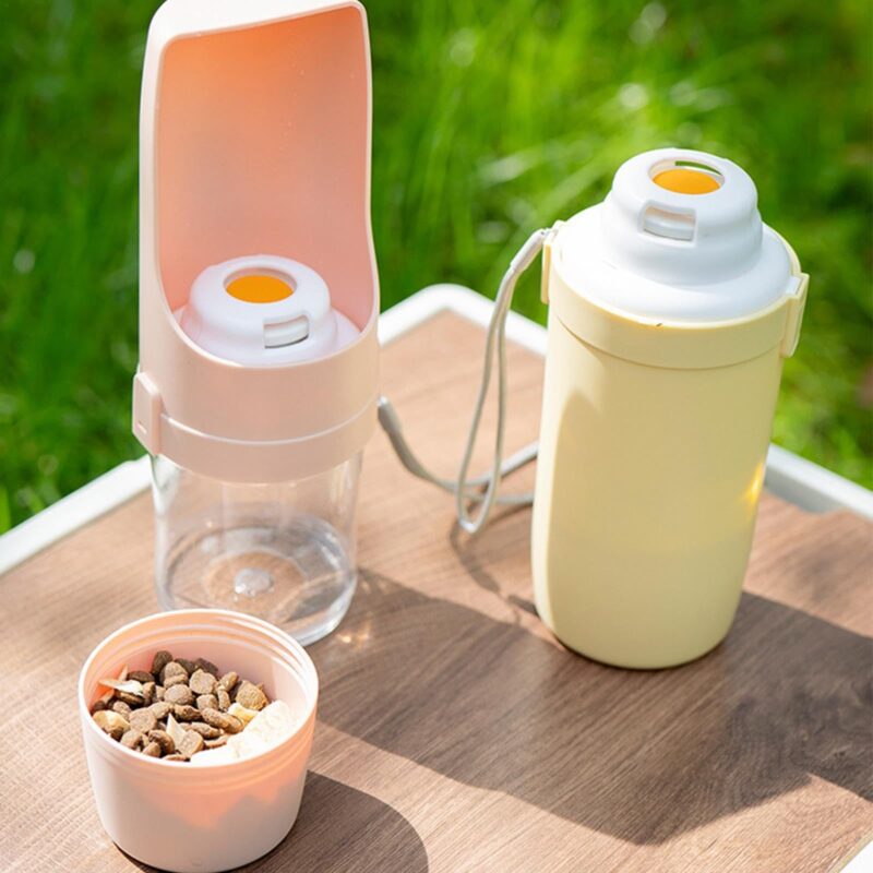 2-in-1 Travel Dog Water Bottle & Feeder - Image 9