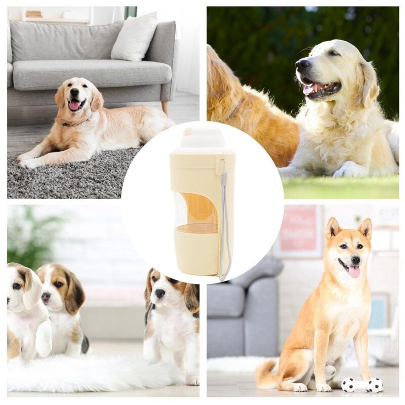2-in-1 Travel Dog Water Bottle & Feeder - Image 10
