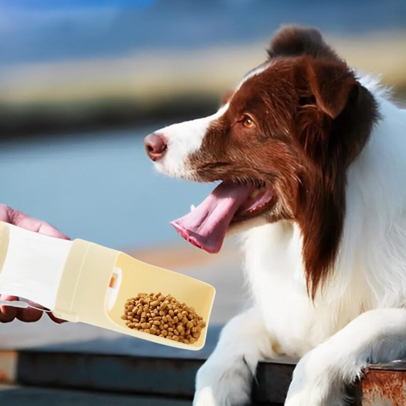 2-in-1 Travel Dog Water Bottle & Feeder - Image 7