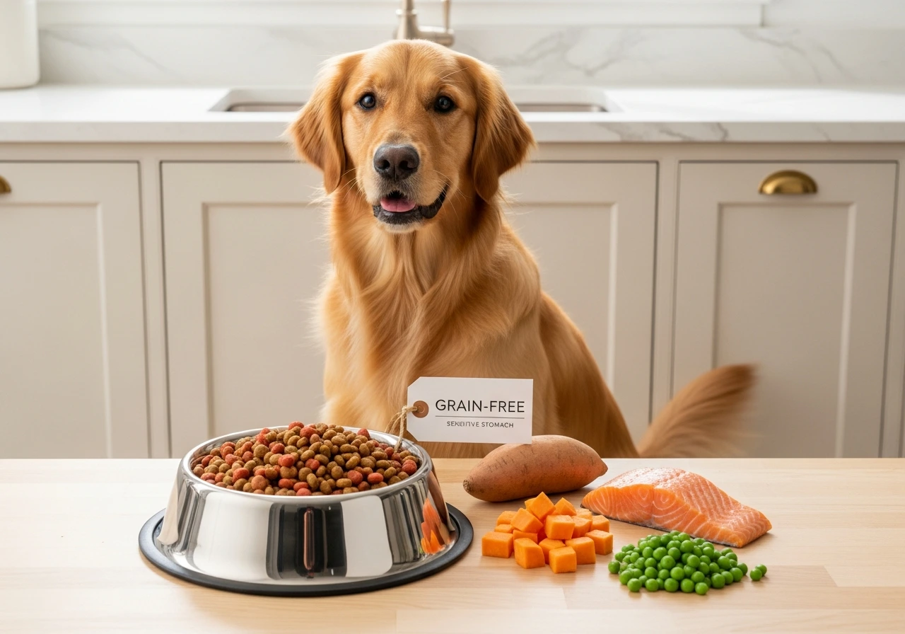 Top 7 Grain-Free Dog Foods for Sensitive Stomachs