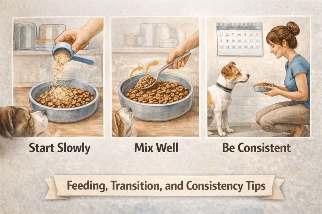 Feeding, Transition, and Consistency Tips